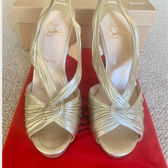 *SOLD* CHRISTIAN LOUBOUTIN FORTUNA 120 PLATFORM - Picture 3 of 5